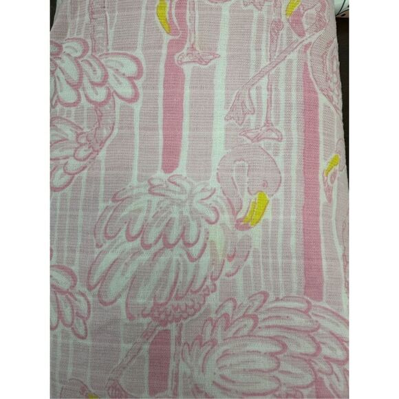Pottery Barn x Lilly Pulitzer Flamingo Organic Cotton Swaddle - Picture 1 of 7
